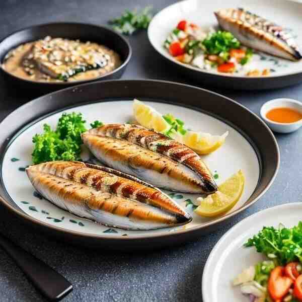 Малосольная маринованная скумбрия